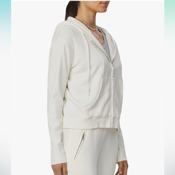 Bandier x Sincerely Jules The Juniper Zip Up Hoodie Size L - Picture 3 of 11